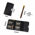 25-in-1 Precision Screwdriver Set | Leather Case Repair Kit Precision Screwdriver Set QXL 1 Set