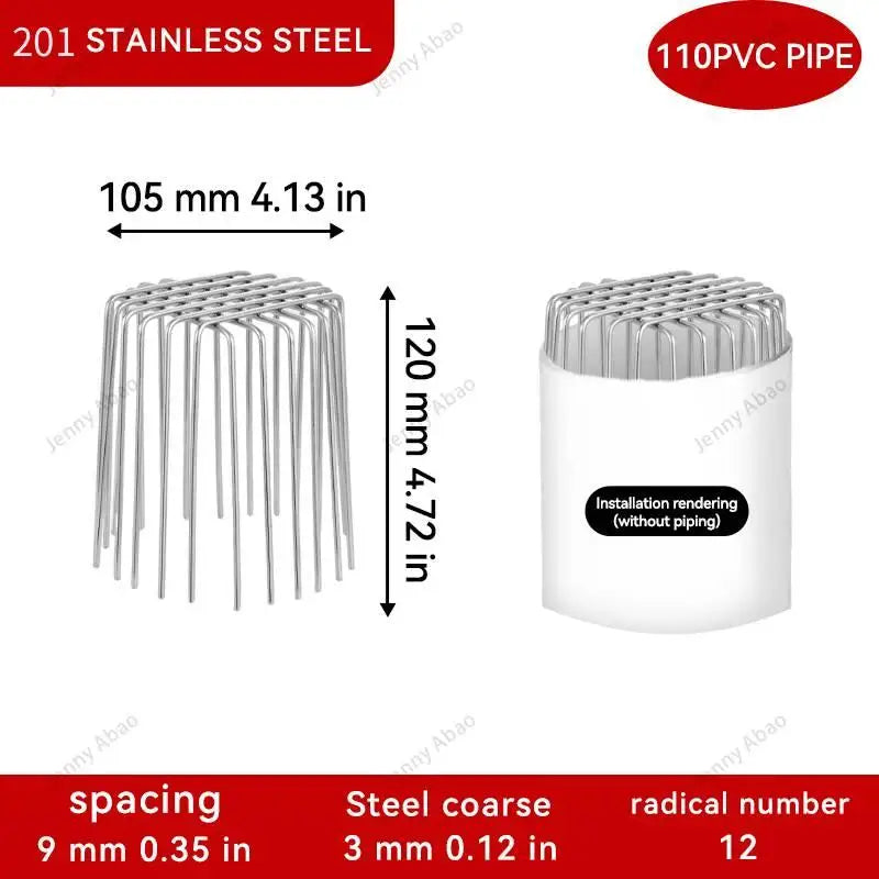 4-Inch Round Stainless Steel Balcony Drain Cover & Strainer Drain Cover Strainer QXL 110A
