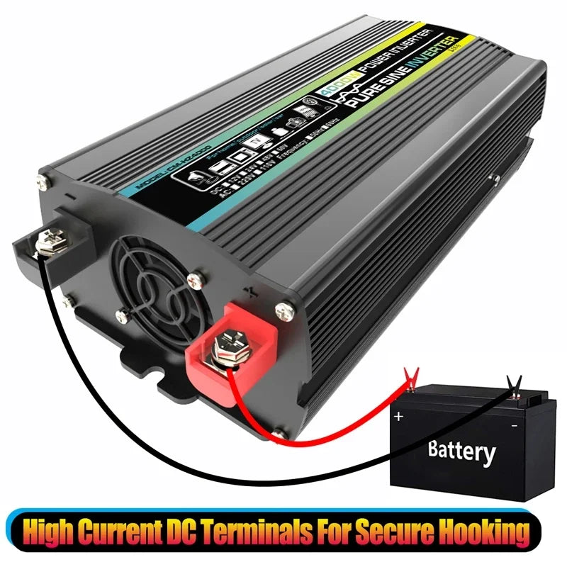 4000W Pure Sine Wave Solar Inverter Kit with 30A Controller Solar Power Inverter Kit QXL
