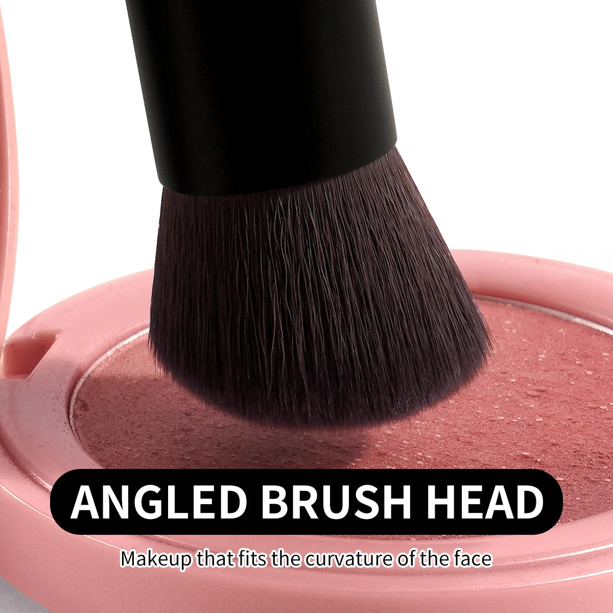 MAANGE Angled Makeup Brush | Synthetic Hair Face Brush Angled Makeup Brush QXL