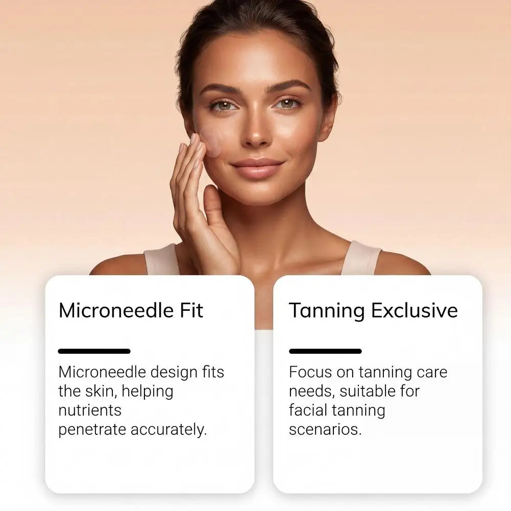 Sunless Tanning Micro-Needle Patches | Natural Glow All Skin Sunless Tanning Patches QXL