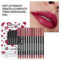 12-Piece Matte Lip Liner Set – Waterproof, Long-Lasting Nudes Lip Liner Set QXL CR0214