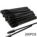 100/300-Pack Disposable Mascara Wands & Spoolie Brushes Disposable Mascara Wands QXL M93 Black 200pcs