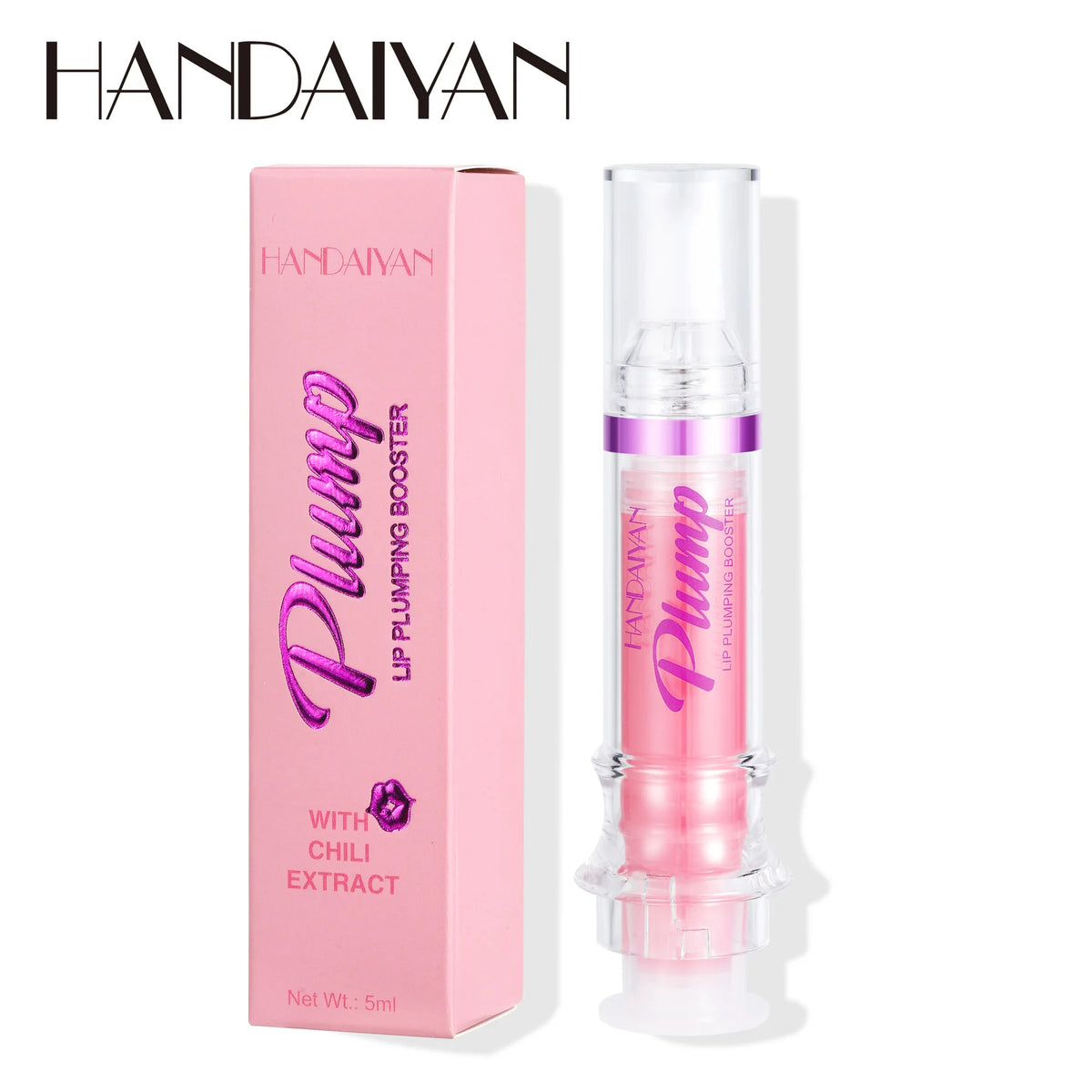 Handaiyan 6-Color Lip Plumper Gloss | Honey Oil & Vitamin E Lip Plumper Gloss QXL