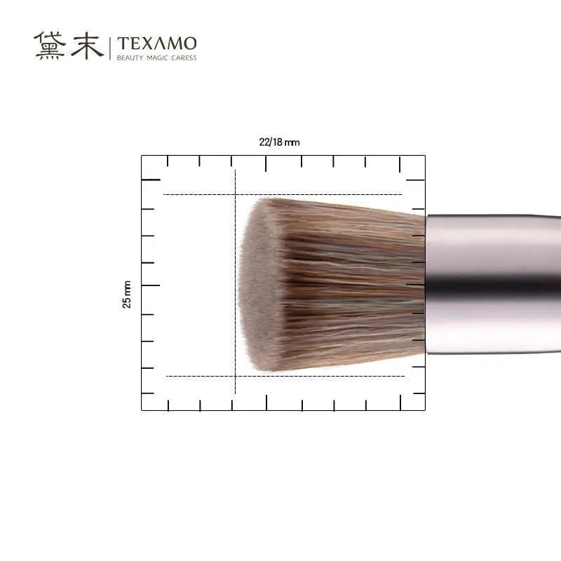 Slanted Foundation Brush | Wood Handle BB Cream Brush Foundation Brush QXL