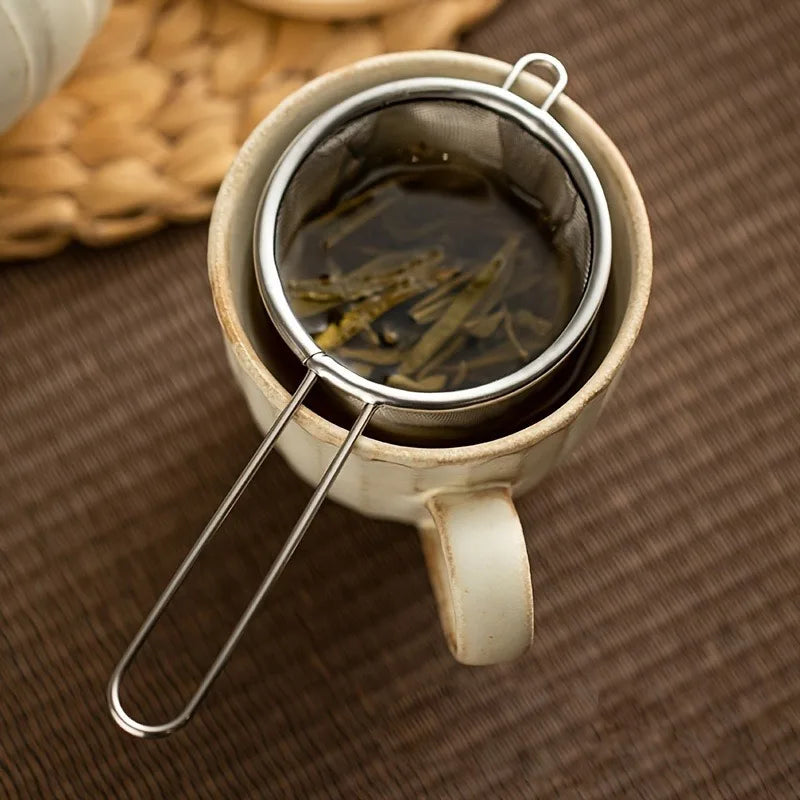 2-Pack Stainless Steel Mesh Tea Infuser & Strainer Set Mesh Tea Infuser QXL