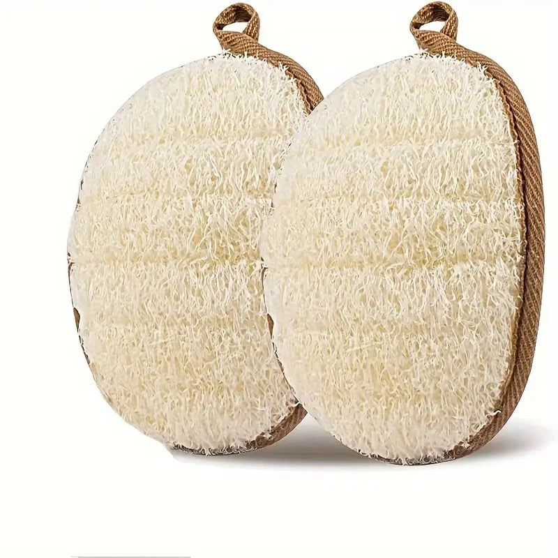 Natural Loofah Body Scrubber | Exfoliating Bath Sponge Loofah Bath Scrubber QXL