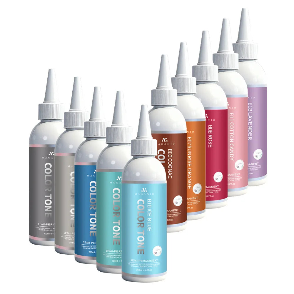 200ml Plant-Based Hair Dye | Gray Coverage Semi-Permanent Semi-Permanent Hair Dye QXL