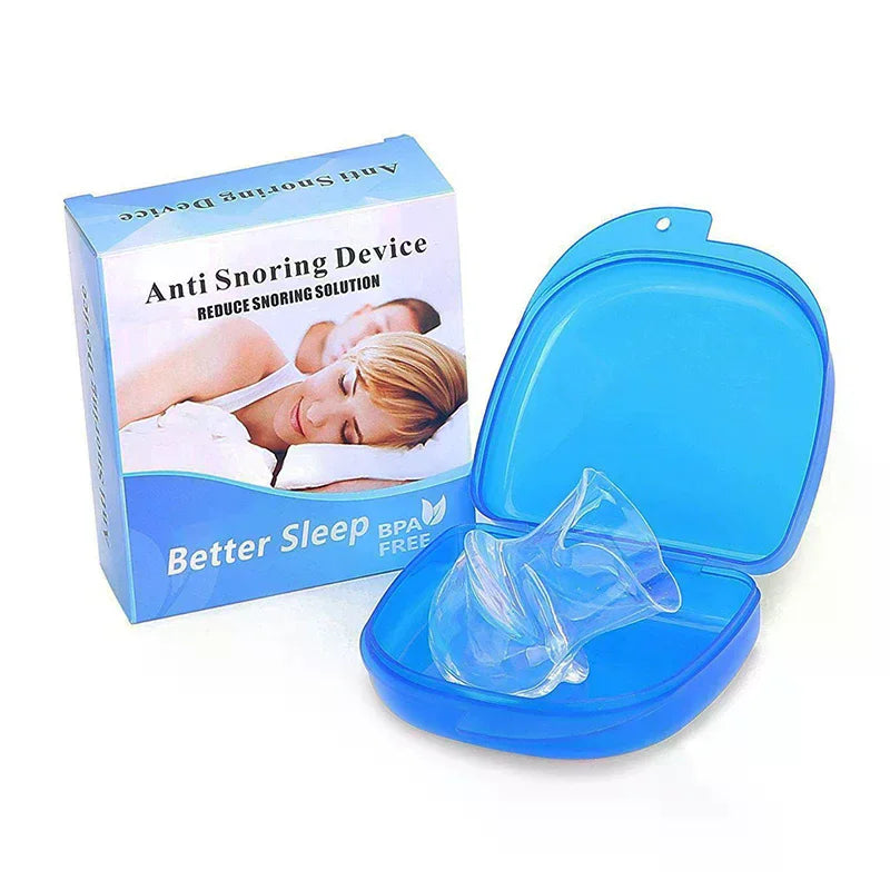 Silicone Tongue Retainer Mouthpiece | Anti-Snoring Sleep Aid Anti-Snoring Mouthpiece QXL