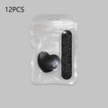 Glitter Nail Care Kit – Buffer, Crystal Rod & Double-Sided File Nail Buffer & File Kit QXL 12PCS Black