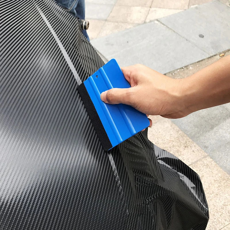 Suede Felt Vinyl Wrap Squeegee Scraper | Car Window Tint Tool Vinyl Wrap Squeegee QXL