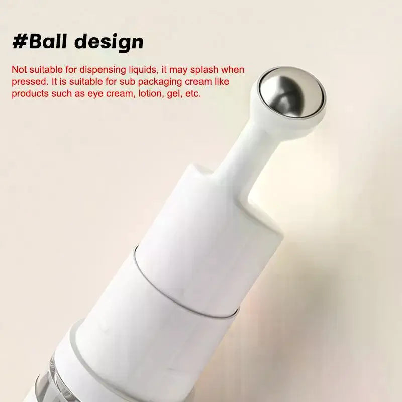 Roller Ball Vacuum Bottle 5–15ml | Refillable Travel Dispenser Refillable Travel Bottle QXL