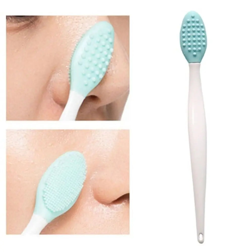 Silicone Nose Cleansing Brush | Manual Blackhead Removal Nose Cleansing Brush QXL