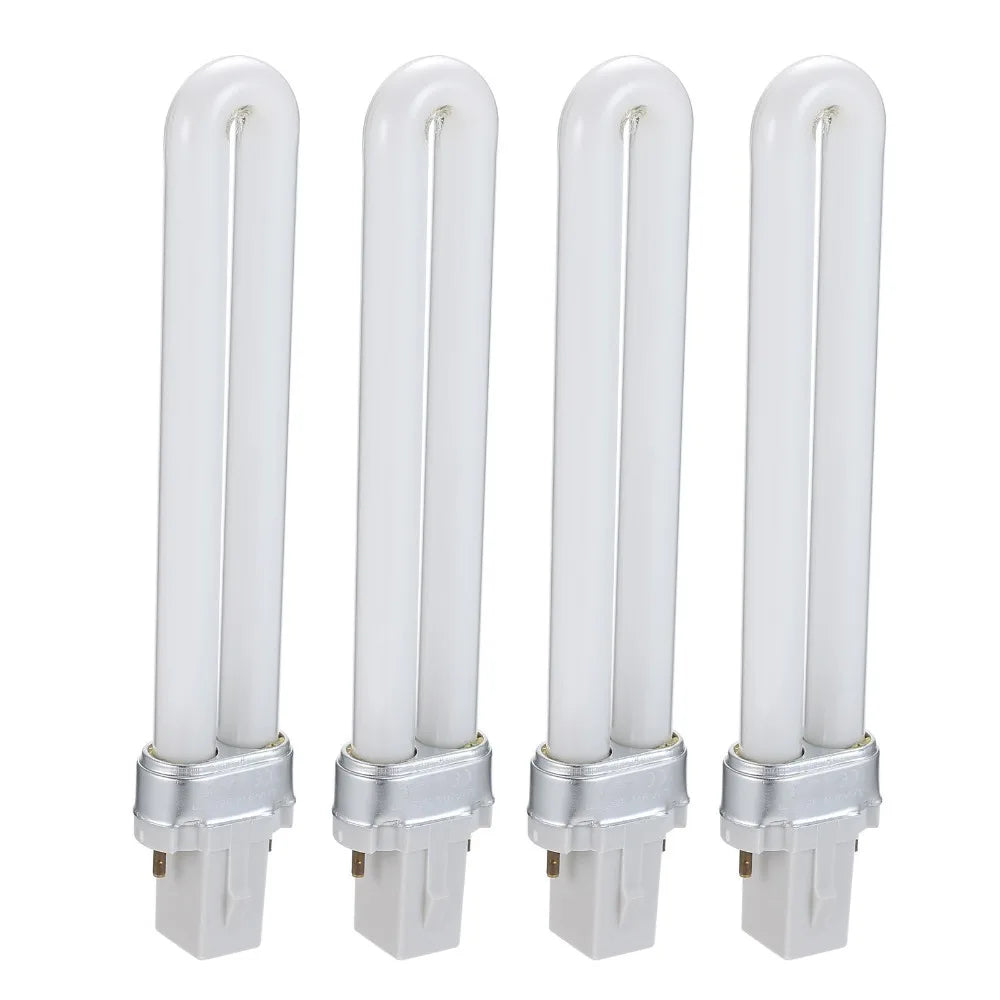4-Pack 9W UV LED Nail Lamp Replacement Tubes 365nm+405nm Nail Lamp Replacement Tube QXL Red
