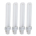 4-Pack 9W UV LED Nail Lamp Replacement Tubes 365nm+405nm Nail Lamp Replacement Tube QXL Red