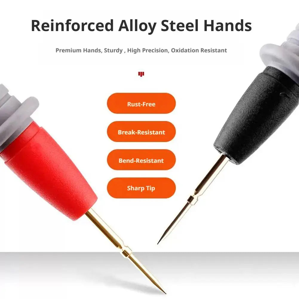 20A 1000V Multimeter Test Lead Probe Set | Needle Tip Multimeter Test Leads QXL