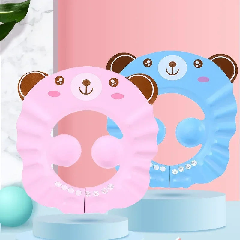 Baby Shower Cap Adjustable | Ear & Eye Guard for Toddlers Baby Shower Cap QXL