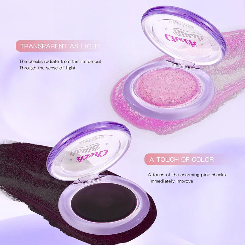 Gogo Bear Crystal Cream Blush | Moisturizing Color Enhancer Cream Blush QXL