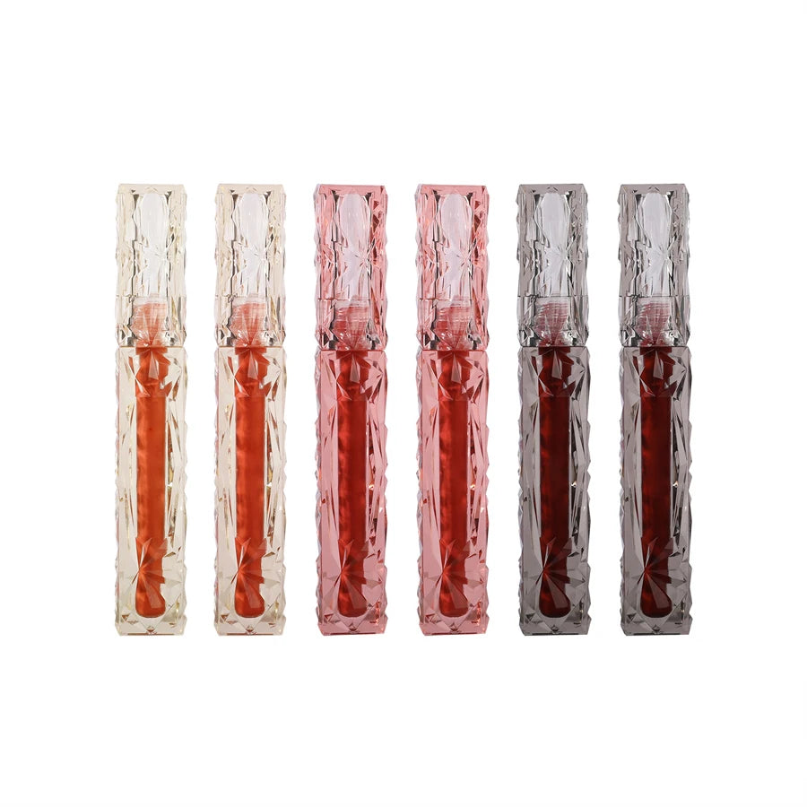 MAXFINE 6-Shade Mirror Lip Gloss | Hydrating Liquid Lipstick Liquid Lip Gloss QXL