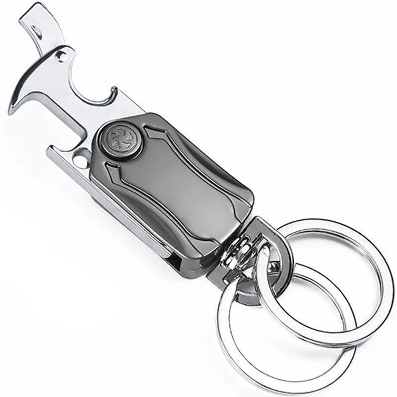 4-in-1 Metal Keychain Fidget Spinner & Bottle Opener EDC Tool EDC Keychain Tool QXL