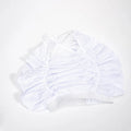 Wide-Brim Elastic Hair Band Nightcap | Sleep & Style Hat Hair Nightcap QXL White thick