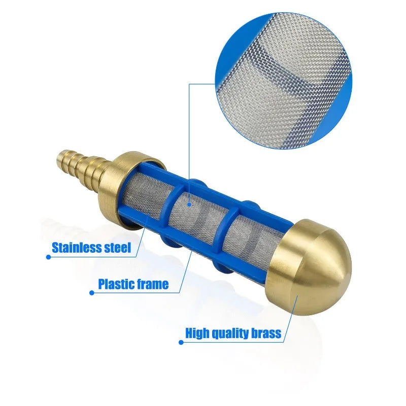 Brass Pressure Washer Hose Strainer Filter 3/4" & 5/8" Hose Strainer Filter QXL