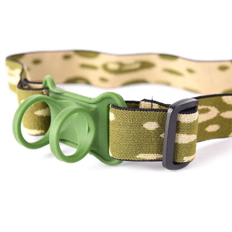 360° Adjustable Headband Strap for 18650 Flashlight Torch Flashlight Headband Strap QXL