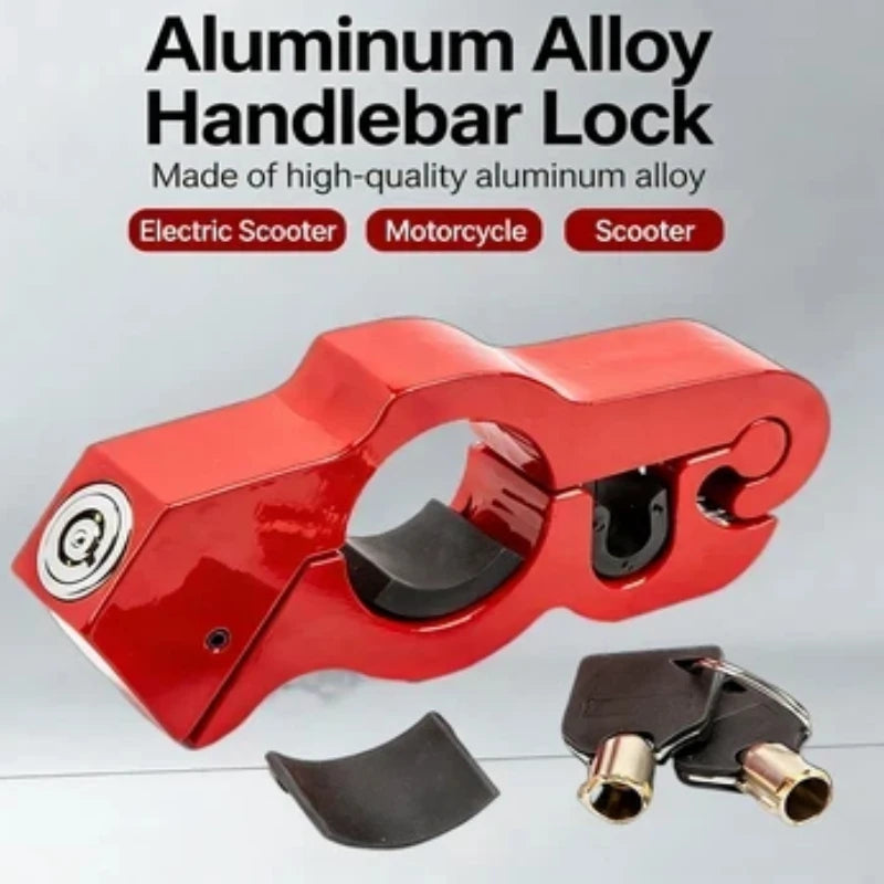 Cut-Resistant Motorcycle Handlebar Lock | Universal Heavy Duty Motorcycle Handlebar Lock QXL