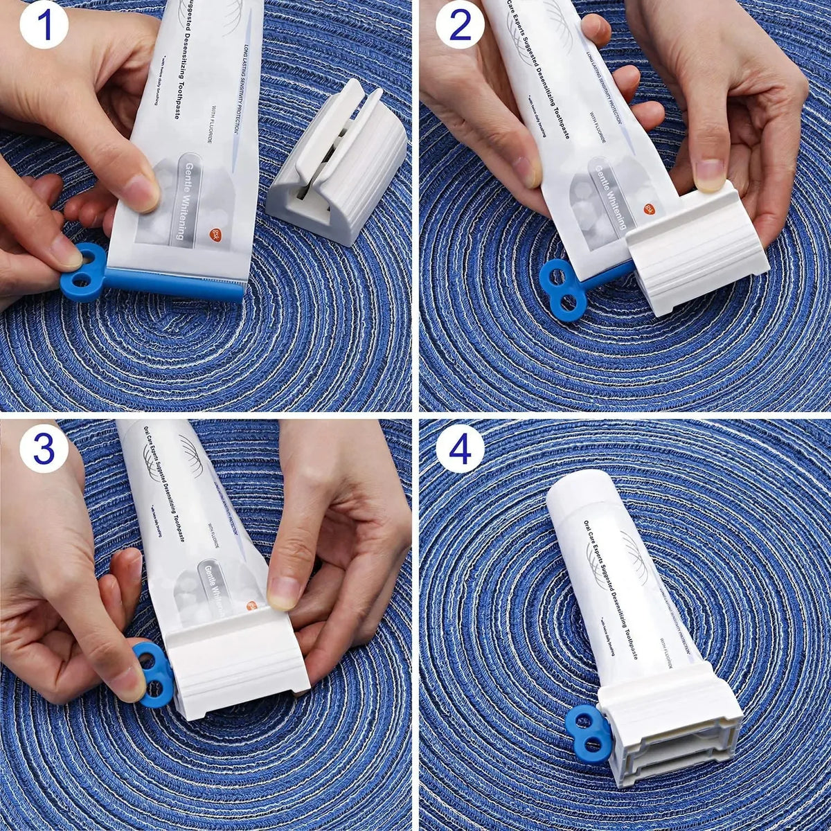 Roller Tube Toothpaste Squeezer & Rotary Paste Dispenser Toothpaste Dispenser QXL