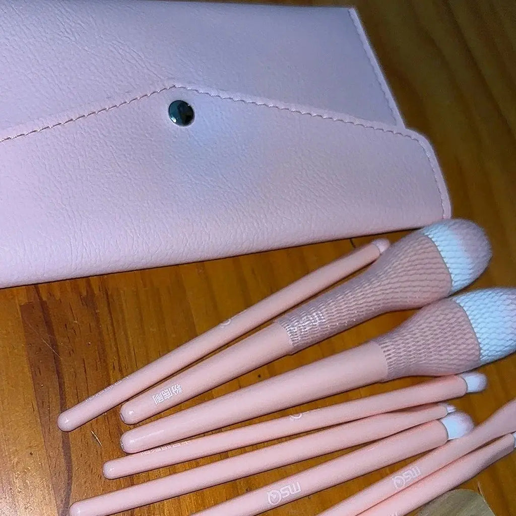 8-Piece Candy-Colored Makeup Brush Set | Beginner Eye Brushes Makeup Brush Set QXL