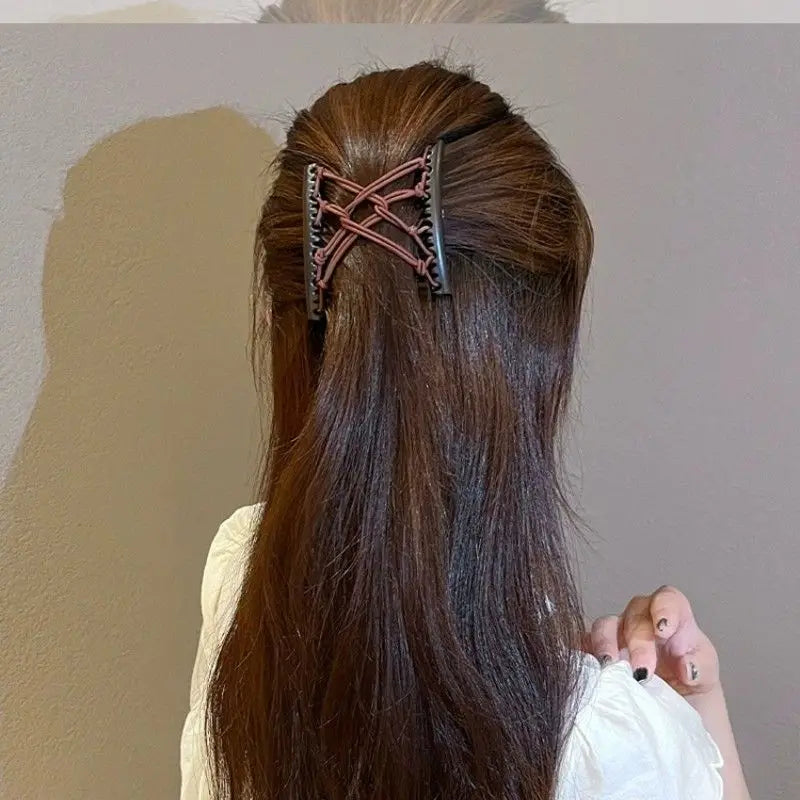 Vintage Magic Hair Comb Elastic Disc Clip for Women Hair Comb Clip QXL