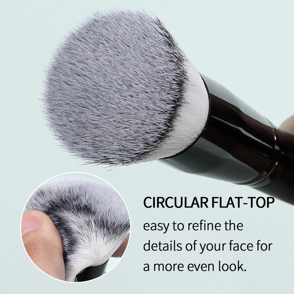 KOSSHOW Slanted Foundation Brush | Liquid & Cream Foundation Makeup Brush QXL