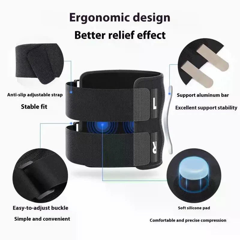 Adjustable Calf Leg Brace | Dual Pressure Pads Compression Leg Compression Brace QXL