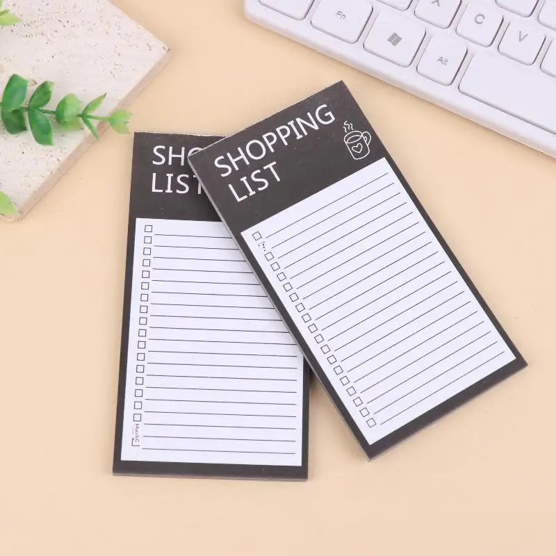 Magnetic Fridge Memo Pad | Tearable Shopping List Notepad Magnetic Notepad QXL