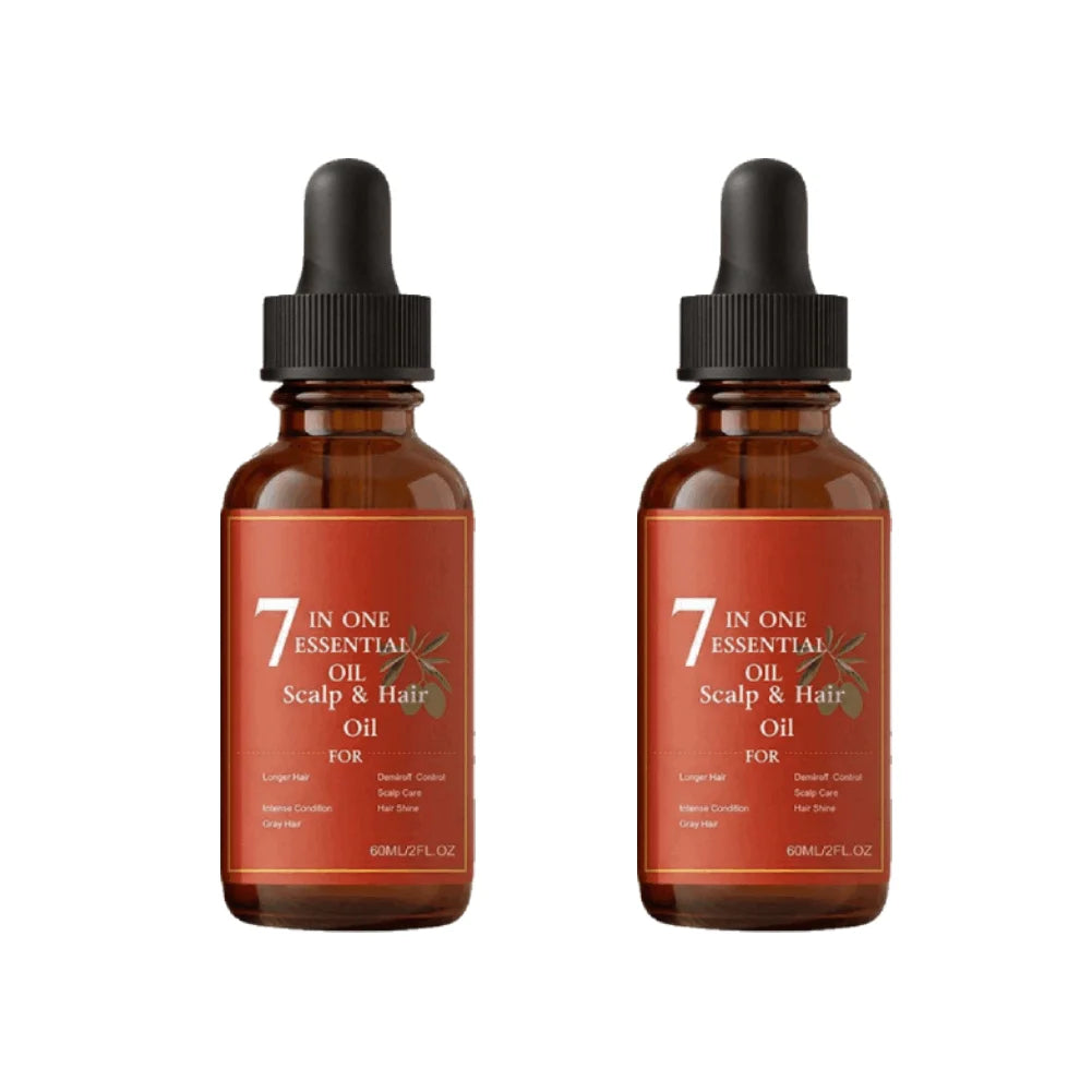 Olive Oil & Castor Hair Growth Serum 60ml | Silicone-Free Hair Growth Serum QXL B
