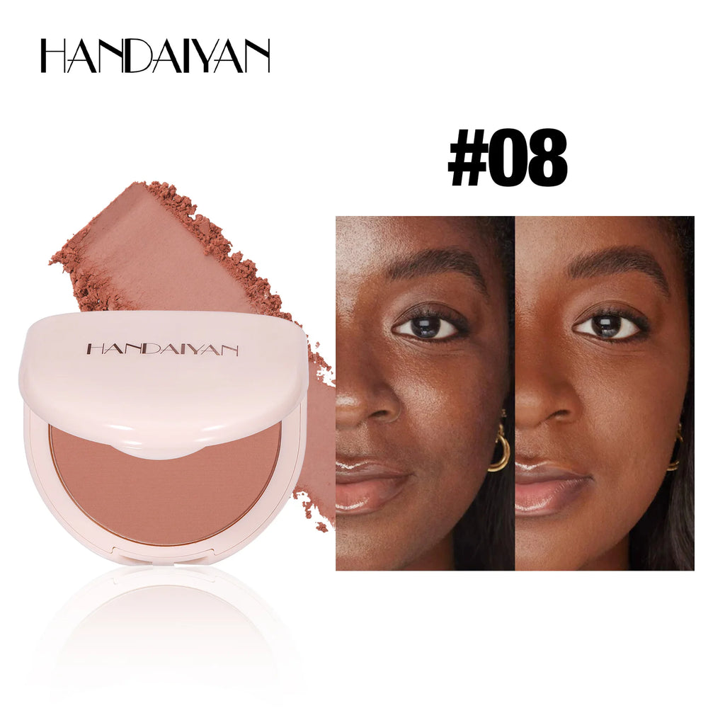 Handaiyan Matte Pressed Powder – Oil Control & Waterproof Pressed Setting Powder QXL 08