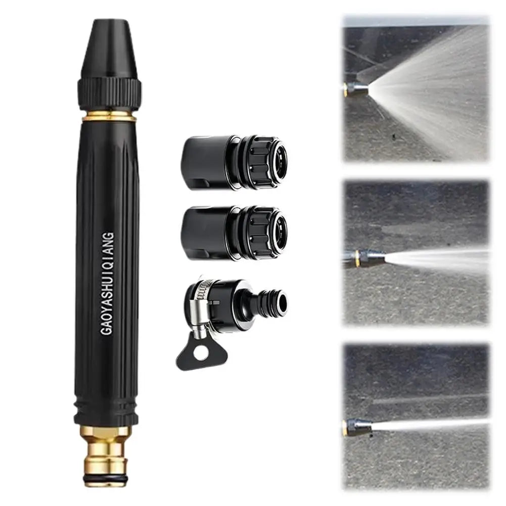 Heavy-Duty Adjustable Garden Hose Nozzle | Car Wash Water Gun Garden Hose Nozzle QXL A