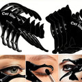 2-Pack Cat Eye Eyeliner Stencils | Winged Liner Template Eyeliner Stencil QXL Default Title
