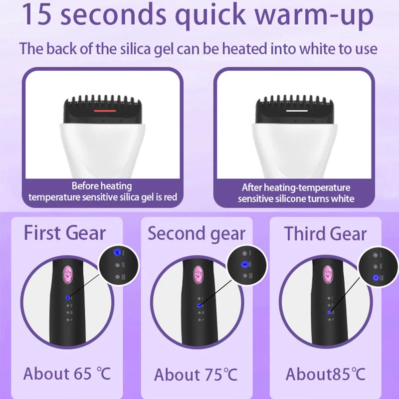 Electric Heated Eyelash Curler | Rechargeable Portable Tool Heated Eyelash Curler QXL