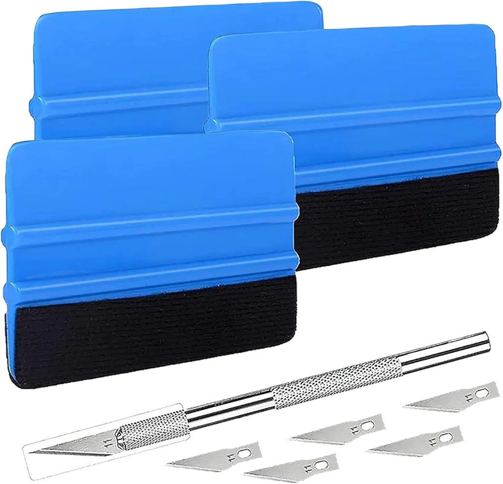 10-Pc Vinyl Wrap Tool Kit – Car Window Tinting & PPF Set Vinyl Wrap Tool Kit QXL