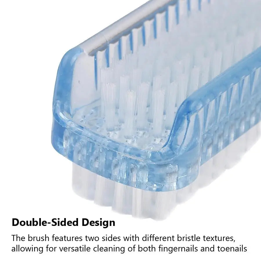 Double-Sided Nail Cleaning Brush | Manicure & Pedicure Tool Nail Cleaning Brush QXL