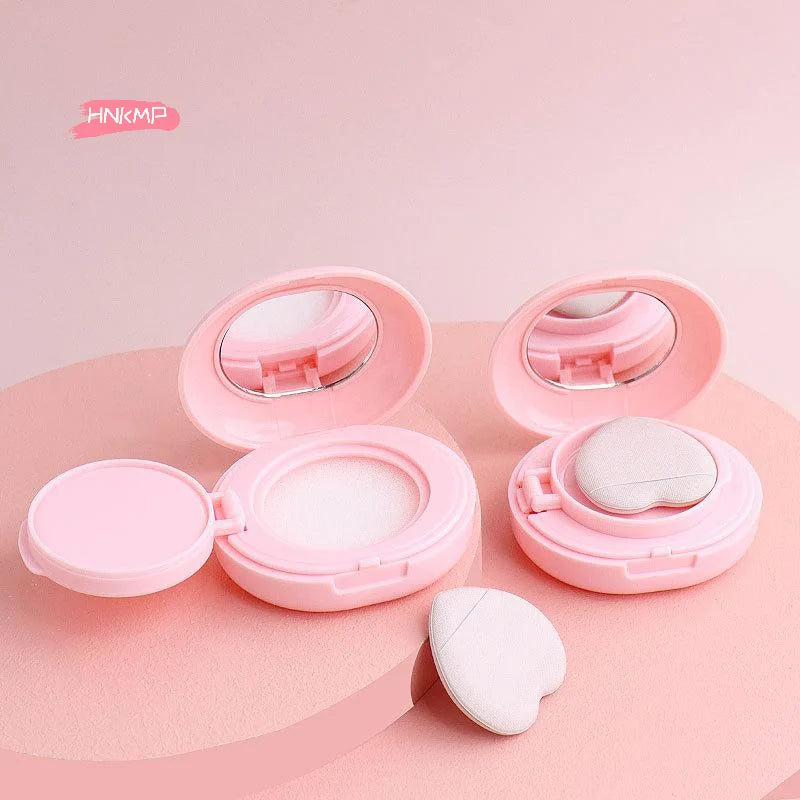 5g Refillable Air Cushion Compact Case with Puff & Mirror Cosmetic Compact Case QXL