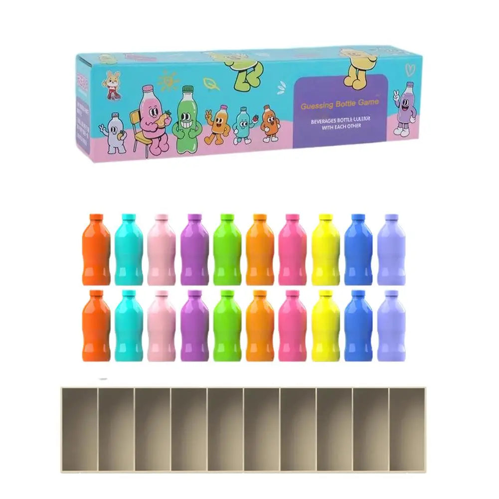 Wooden Bottle Guessing Game | Reusable Memory Puzzle Toy Memory Puzzle Toy QXL 1set