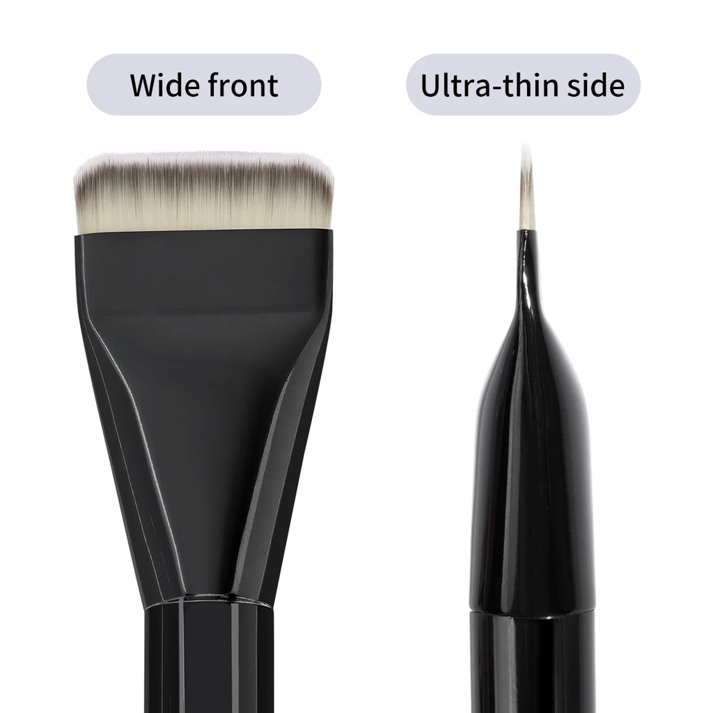 MAANGE Flat Facial Mask Brush – Soft Synthetic Foundation Tool Facial Mask Brush QXL