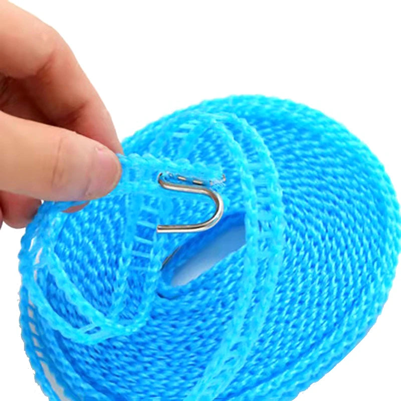 Windproof Fence Clothesline 5M/10M | Indoor & Outdoor Drying Portable Clothesline QXL