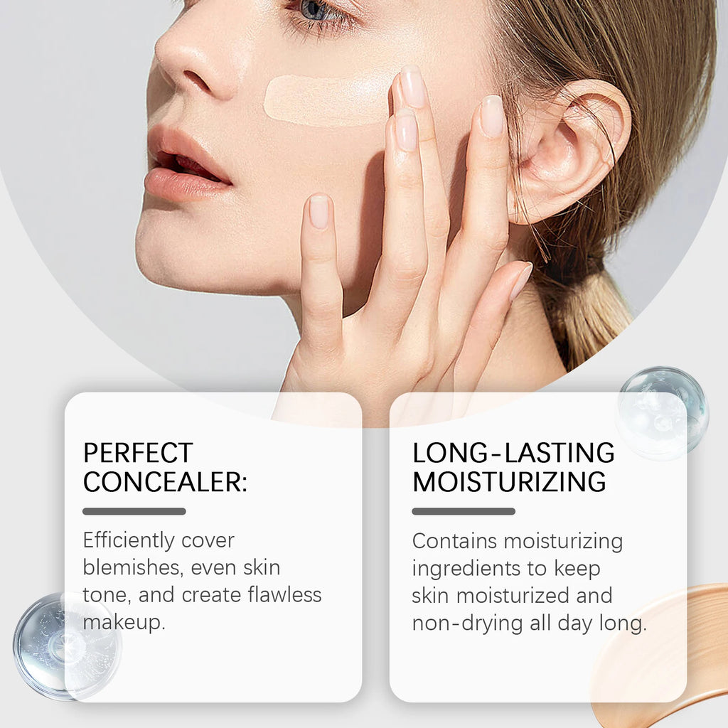 Eelhope Full Coverage Liquid Foundation – Hydrating & Bright Liquid Foundation QXL