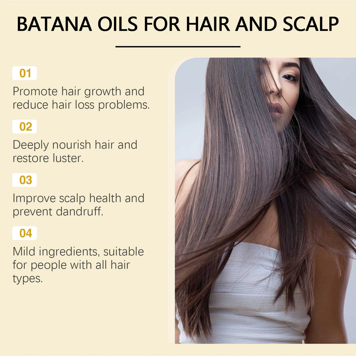 HOEGOA Batana Hair Growth Essence Oil | Nourishing 60ml Hair Growth Oil QXL
