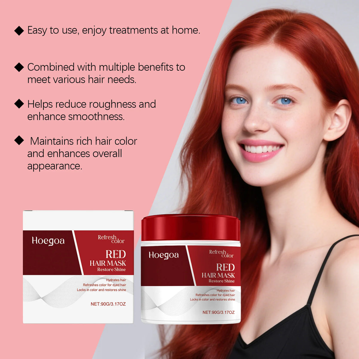 HOEGOA Color Depositing Hair Mask & Conditioner 90g Color Depositing Conditioner QXL