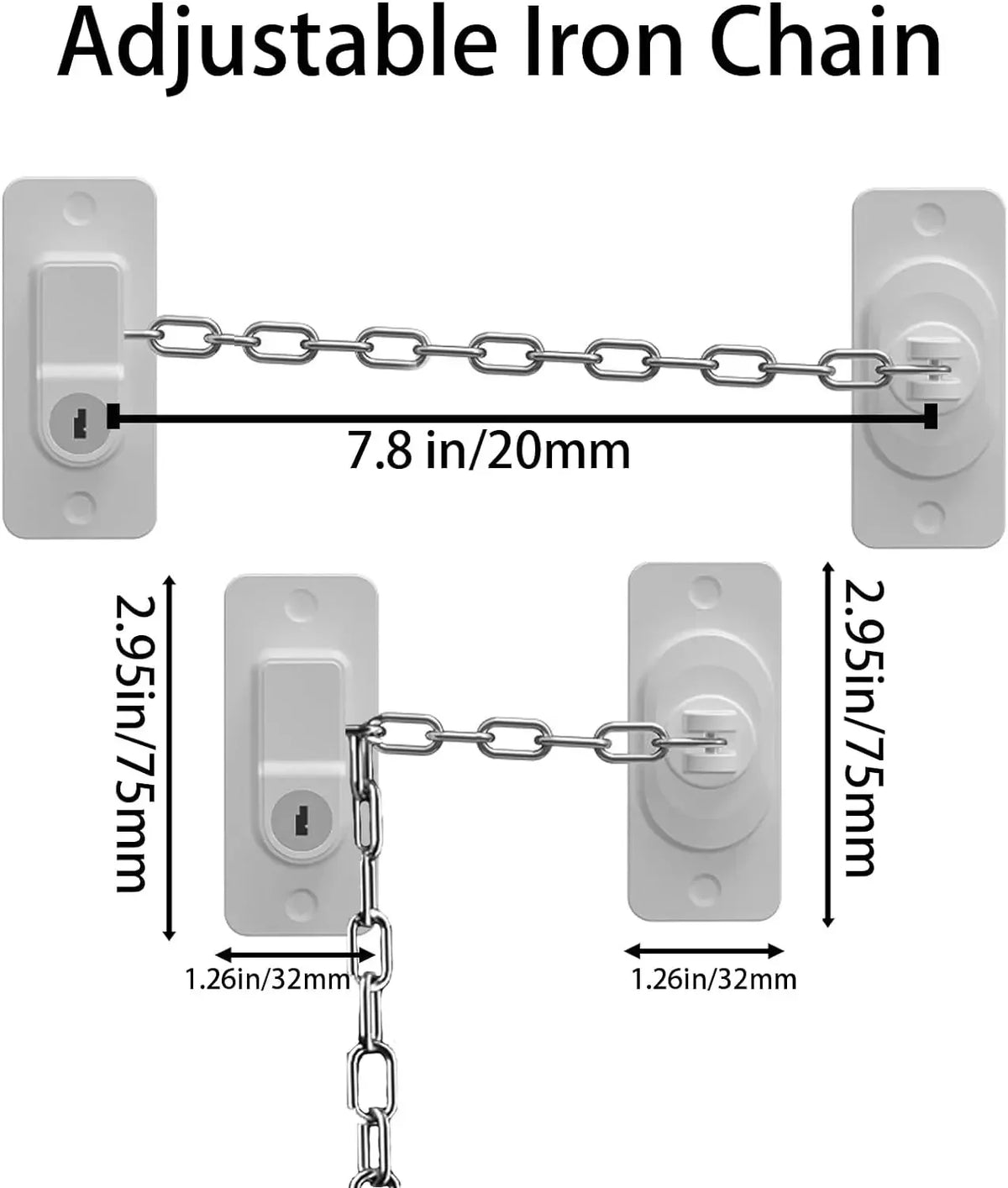 Child Safety Cabinet & Fridge Lock with Keys – 1/3 Pack Child Safety Lock QXL