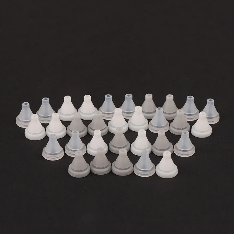 50-Pack Silicone Shower Head Nozzle Replacements | 4mm Fit Shower Nozzle Parts QXL